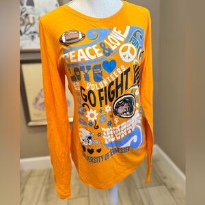 5 for $30 CREATIVE APPAREL CONCEPTS Orange Tennessee Long Sleeve Tee